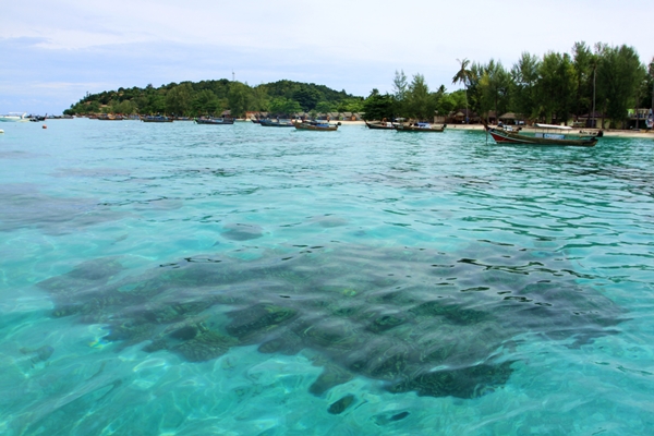 9. Crystal clear water  of Lipe Island in the Tarutao marine national park